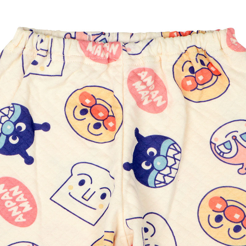 阿卡醬混合 鬆餅人 嬰兒 鋪棉 睡衣 內衣套裝 粉紅色