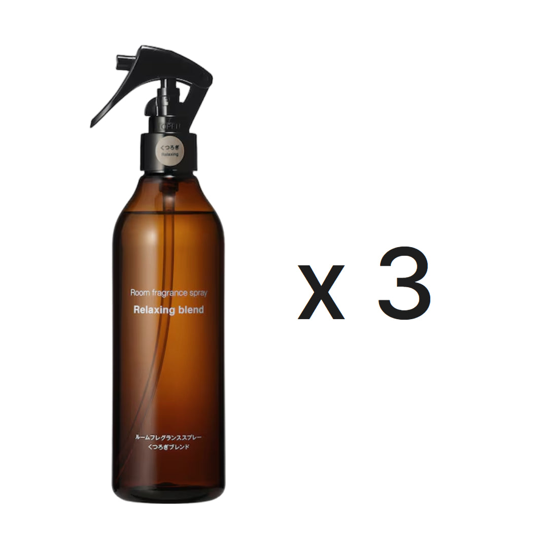 무인양품 룸 프래그런스 스프레이 휴식 릴렉싱 블렌드 300ml x 3개
