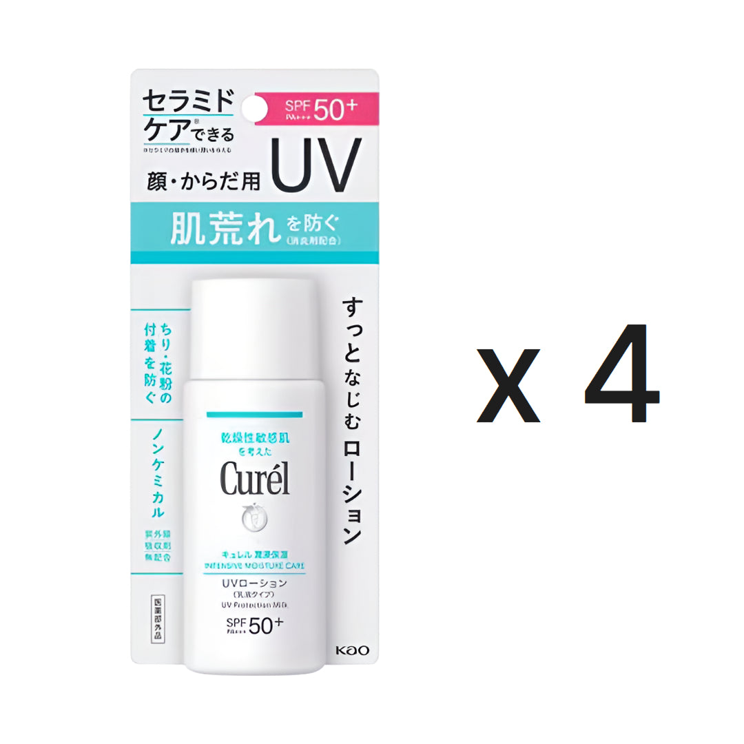 큐렐 윤침보습 UV 로션 SPF30 PA++ 60ml x 4개