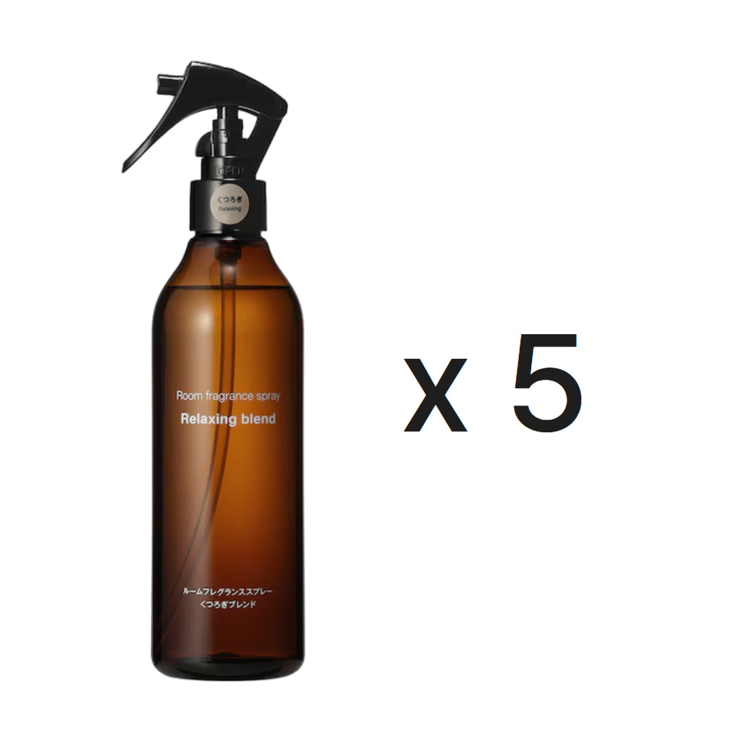 무인양품 룸 프래그런스 스프레이 휴식 릴렉싱 블렌드 300ml x 5개