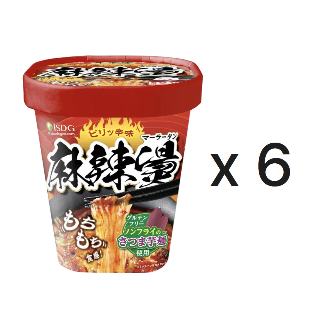 ISDG 중화방 마라탕 컵당면 88g x 6개