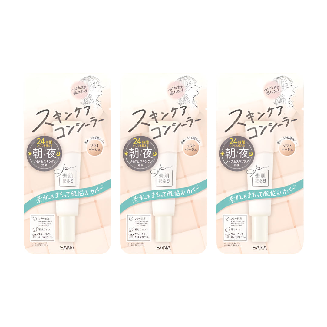 사나 스하다기념일 약용 스킨케어 컨실러 AC 화이트 15g 3개