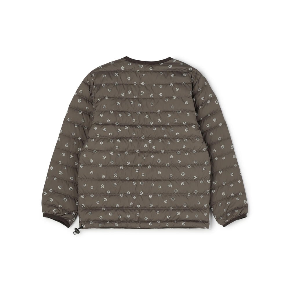 단톤 KIDS' INNER DOWN CREWNECK JACKET POLKA DOT