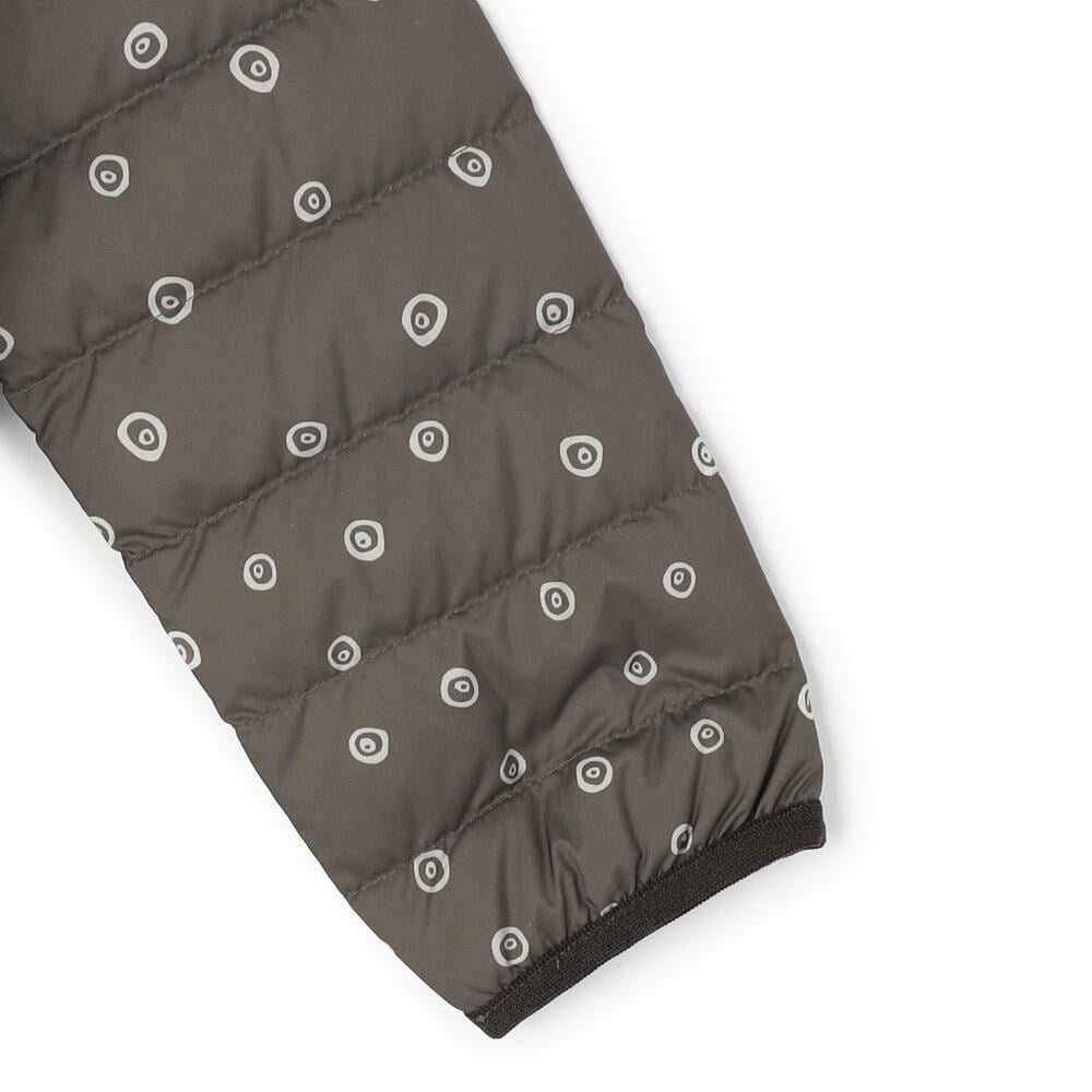 단톤 KIDS' INNER DOWN CREWNECK JACKET POLKA DOT