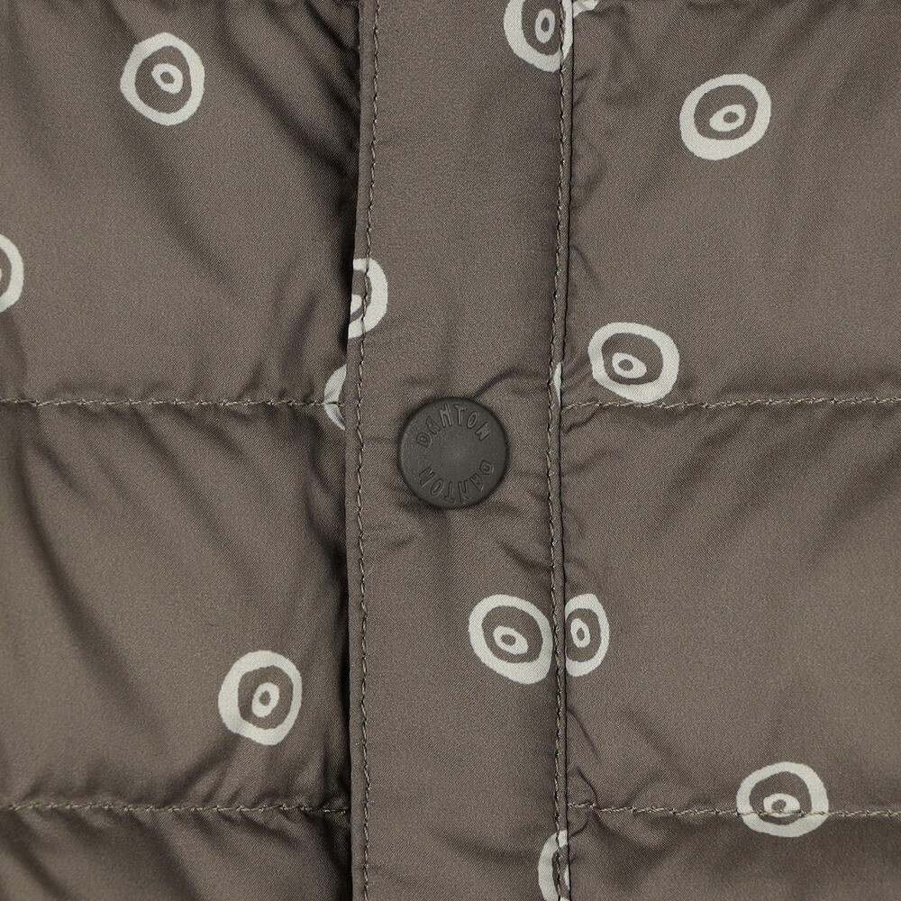 단톤 KIDS' INNER DOWN CREWNECK JACKET POLKA DOT