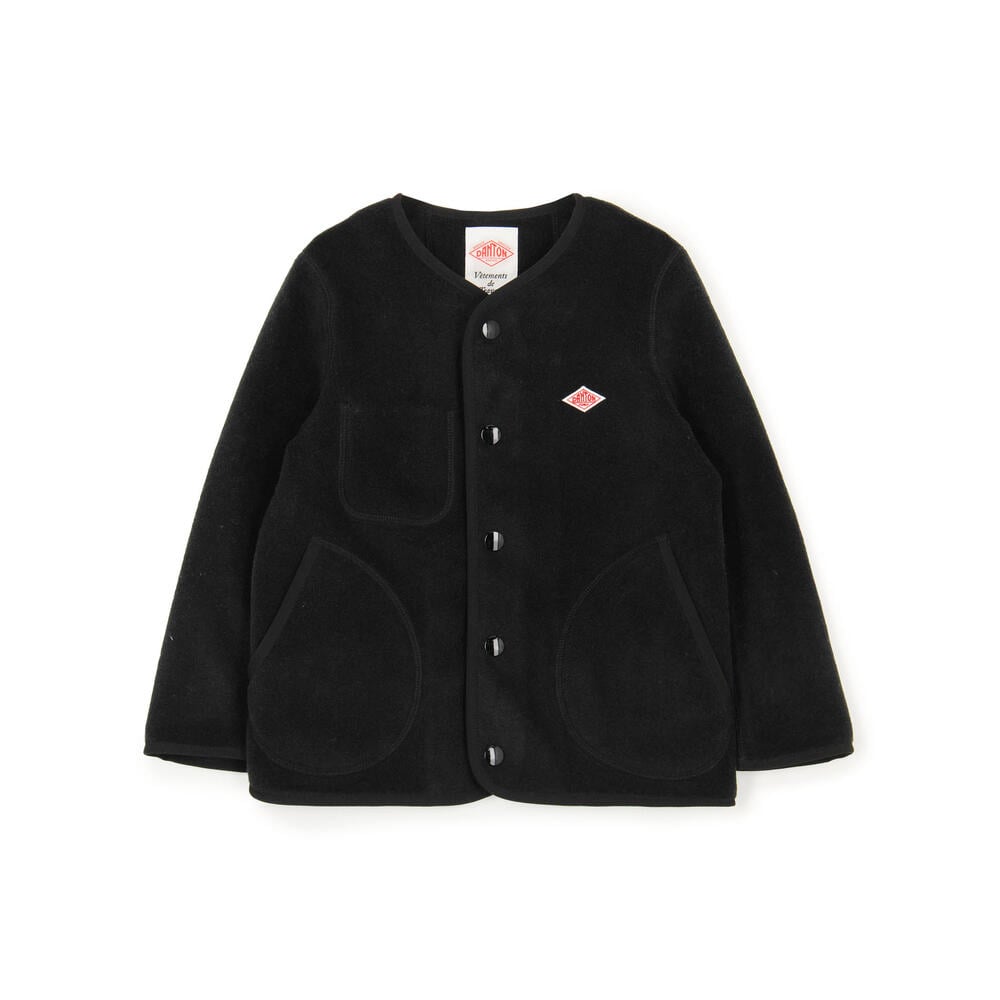 단톤 KIDS' FLEECE COLLARLESS JACKET