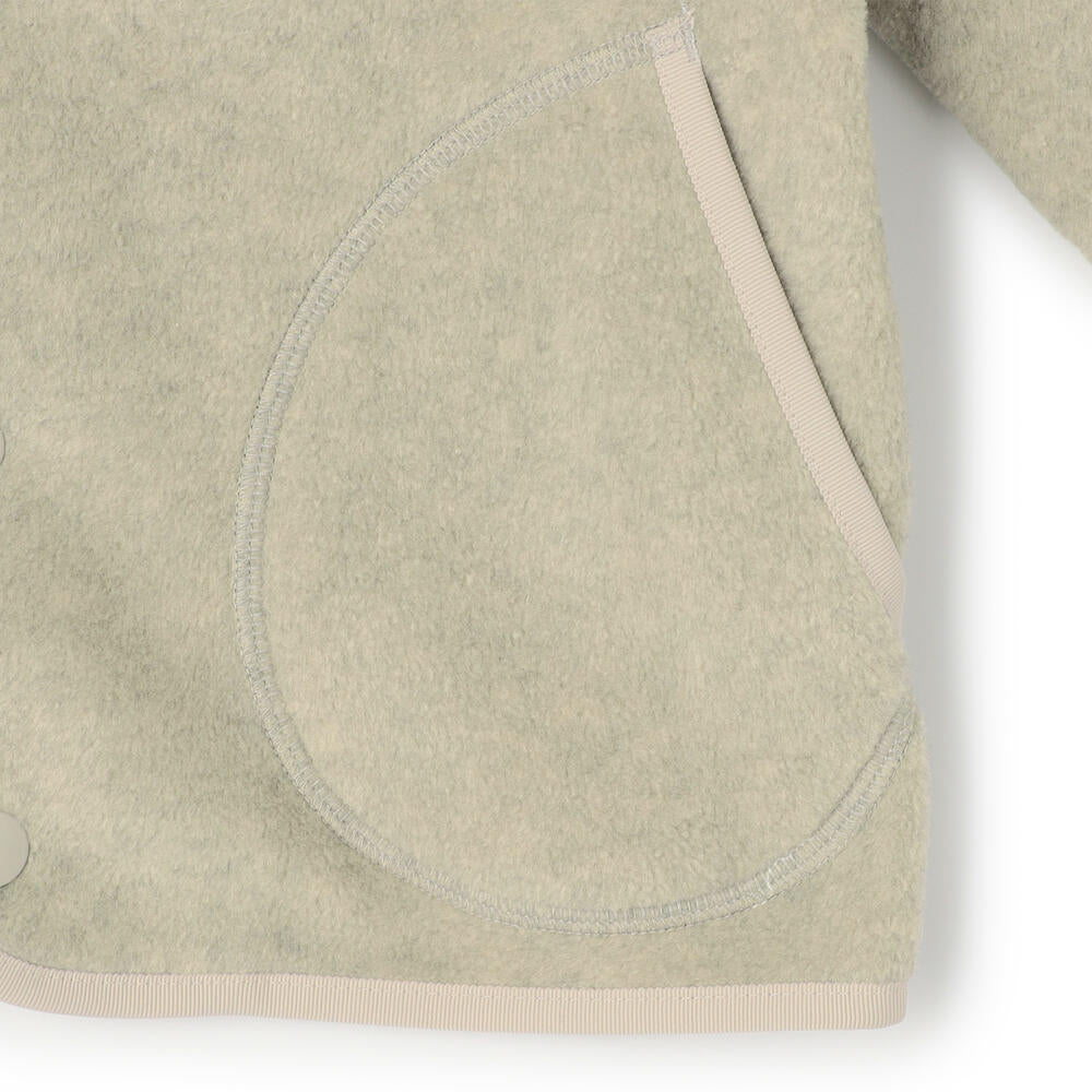 단톤 KIDS' FLEECE COLLARLESS JACKET