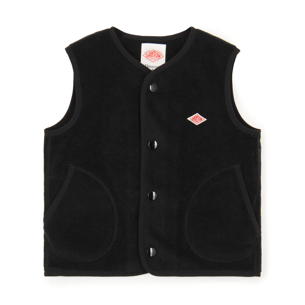 단톤 KIDS' FLEECE COLLARLESS VEST