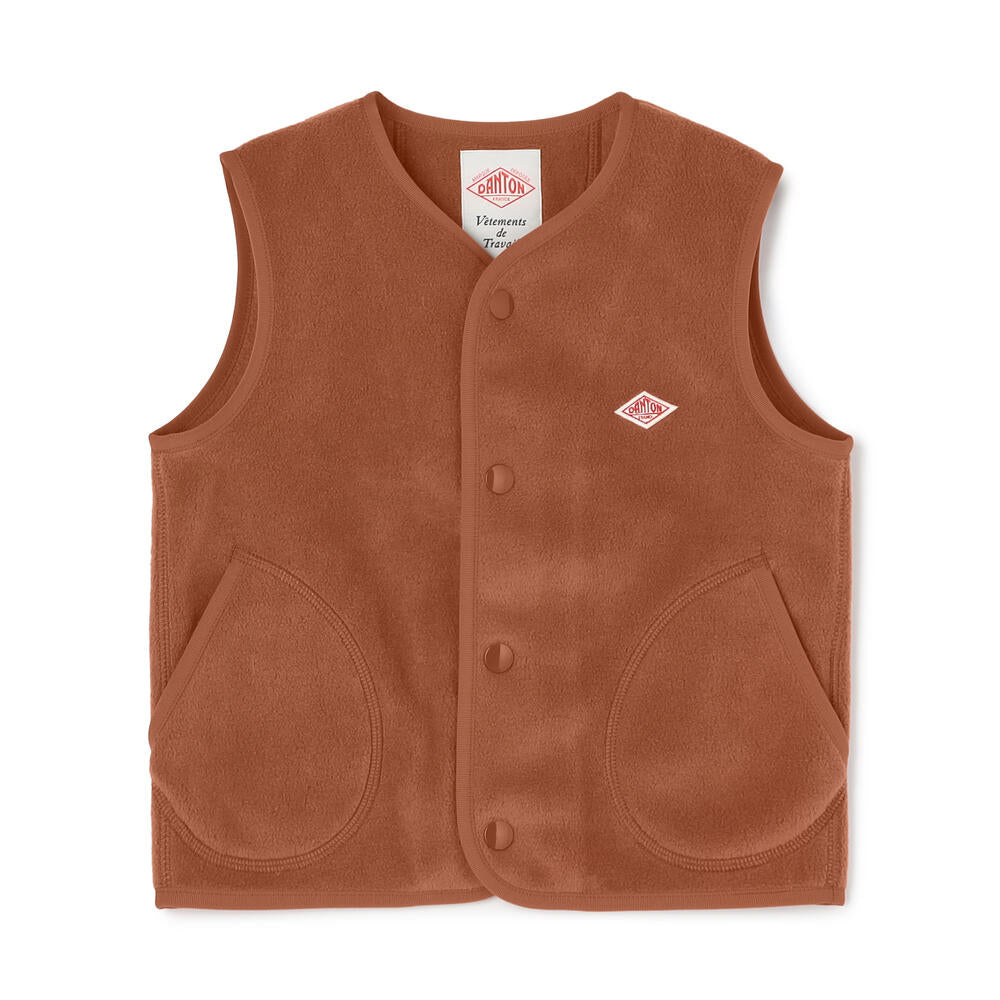 단톤 KIDS' FLEECE COLLARLESS VEST
