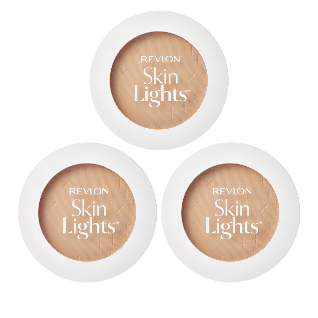 레브론 스킨라이트 프레스드 파우더 N102 웜 베이지 SPF25 PA++ 10g 3개