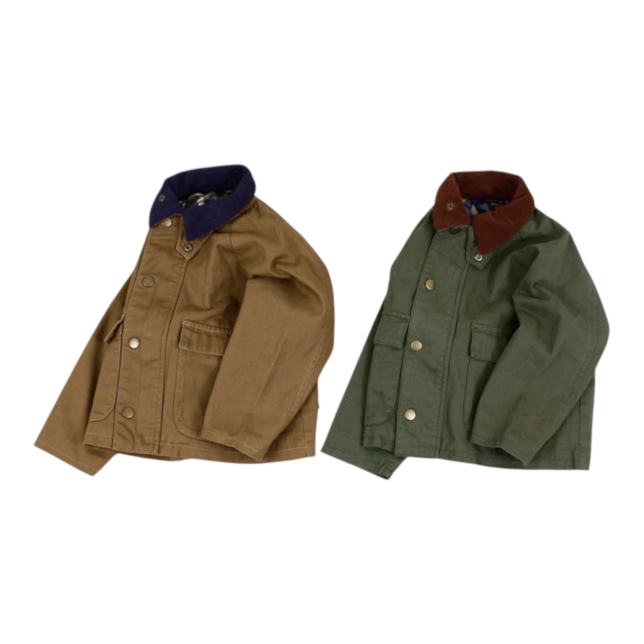 마키즈 쇼트 트윌 재킷 (90–150)