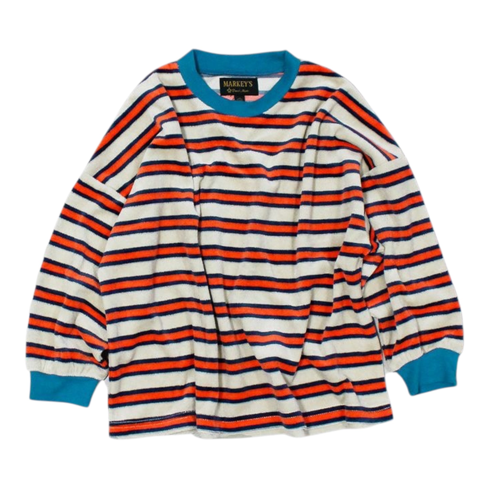 마키즈 벨로아 스트라이프 티셔츠 (80–150)