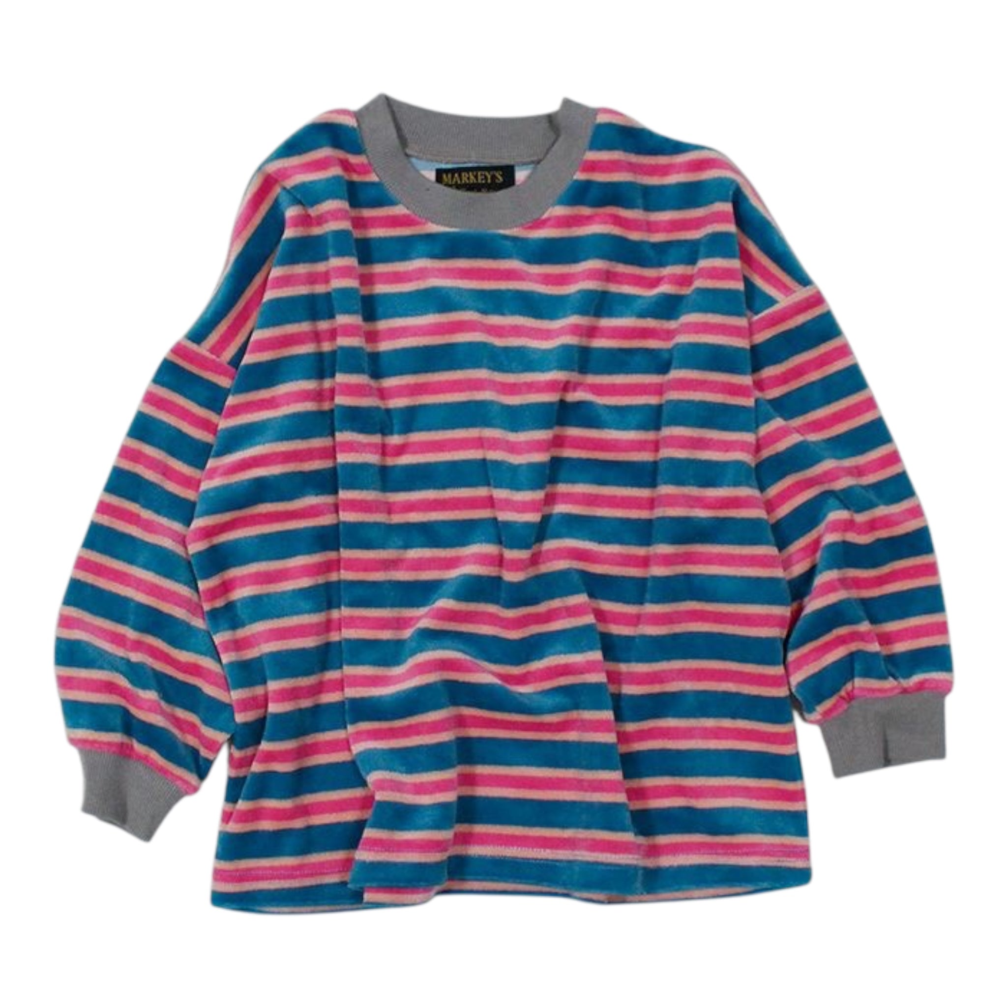 마키즈 벨로아 스트라이프 티셔츠 (80–150)