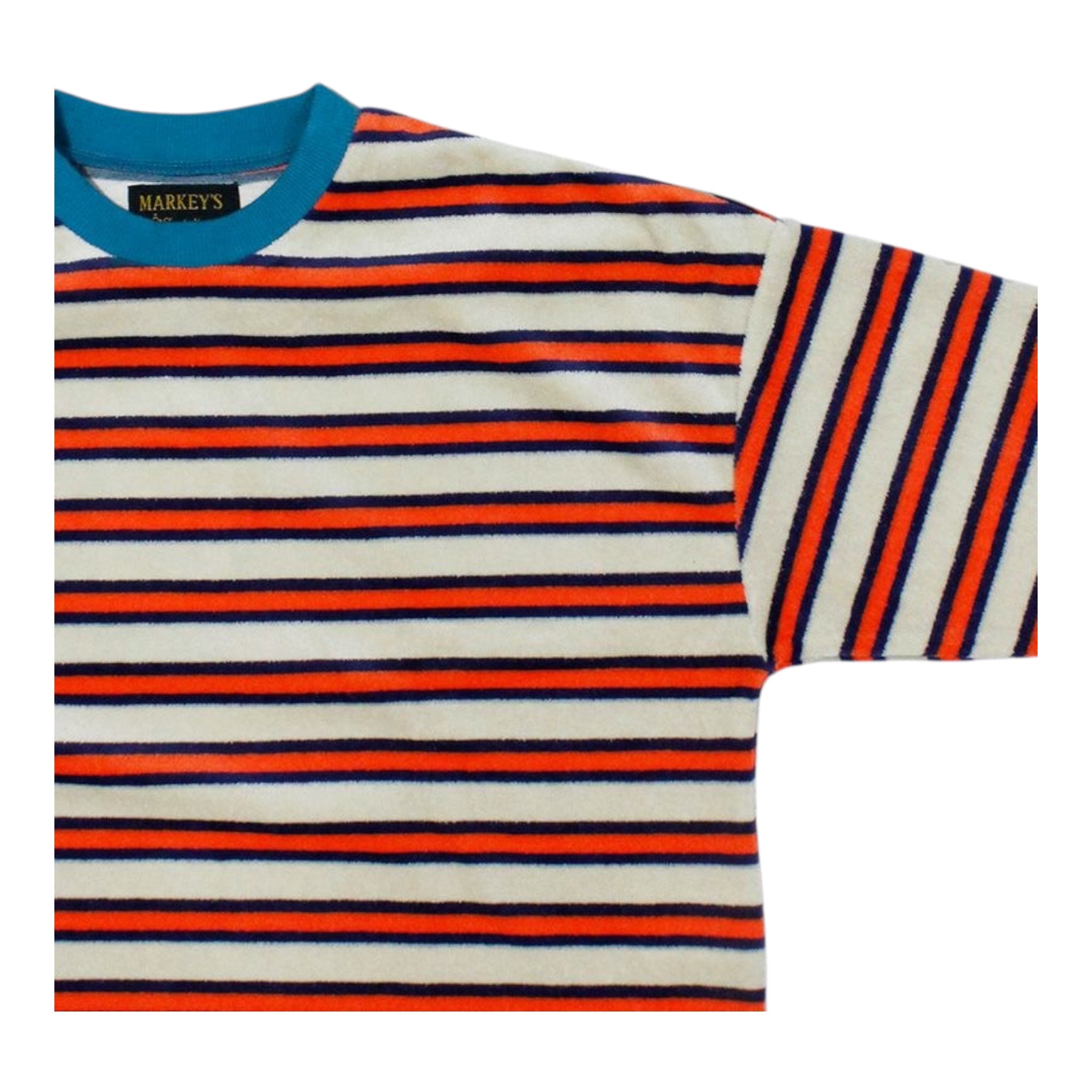 마키즈 벨로아 스트라이프 티셔츠 (80–150)