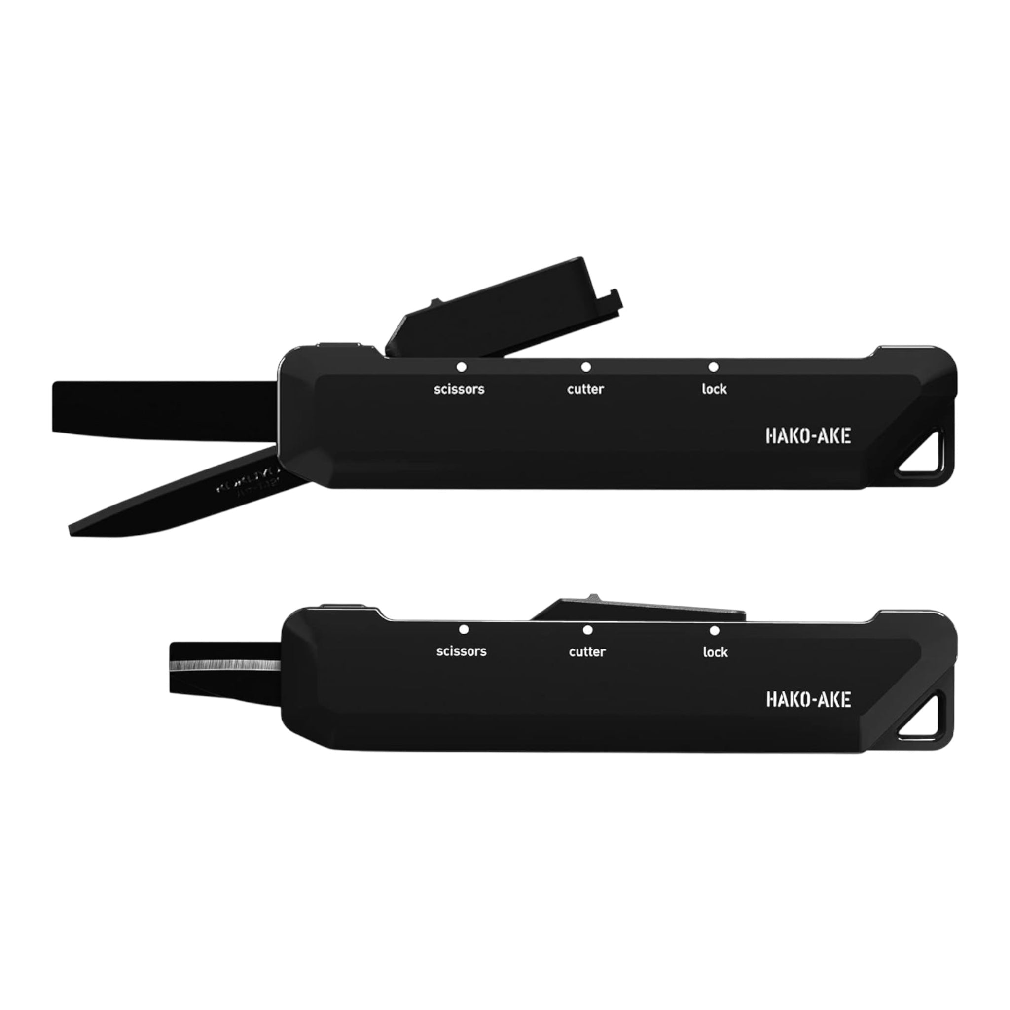 코쿠요 KOKUYO 2Way 휴대용 가위 하코아케 티타늄 블랙