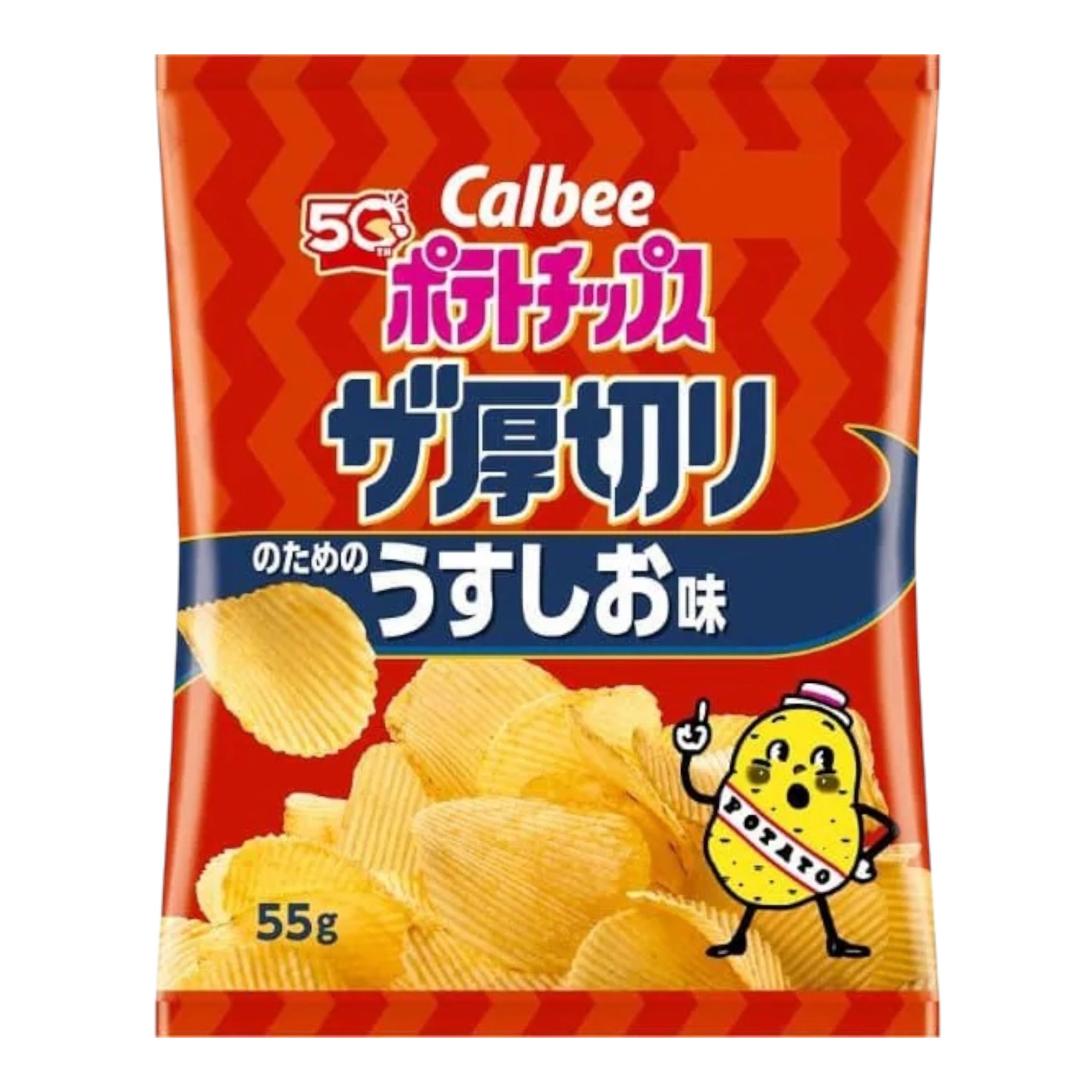 칼비 厚切專用薯片 海鹽味 55g