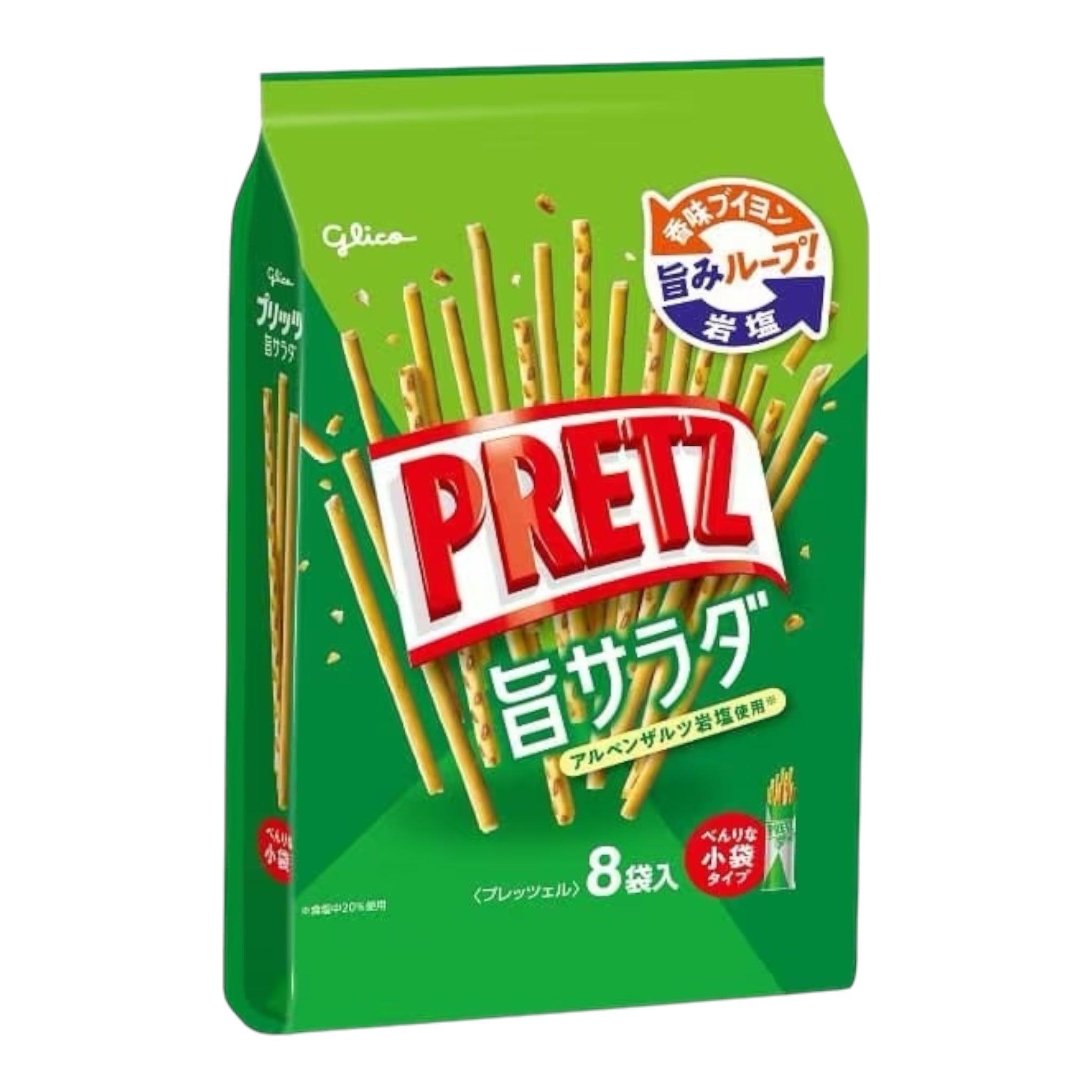 글리코 프리츠 우마 샐러드 8봉입 118g