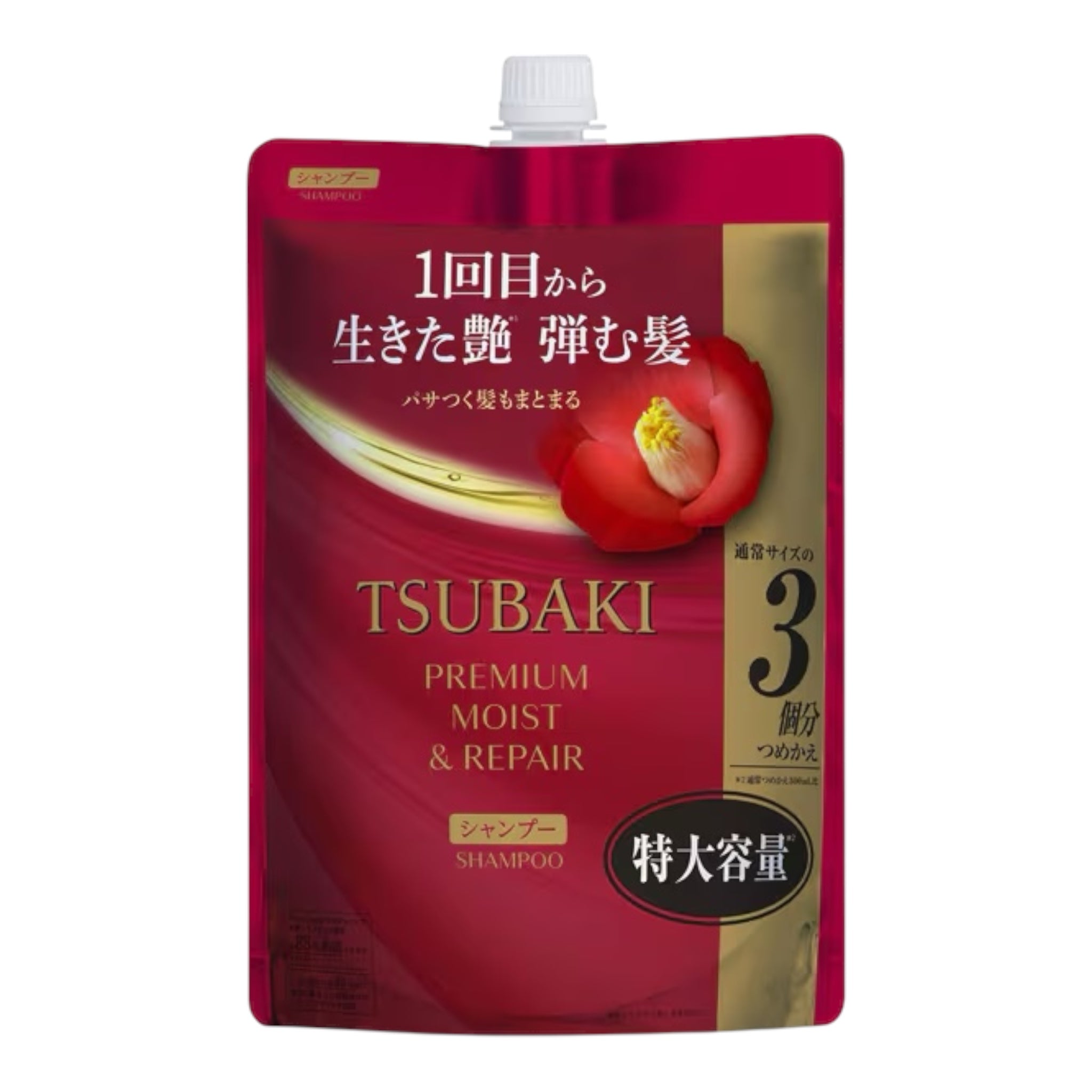 椿 PREMIUM 保濕修護洗髮精補充包 900ml