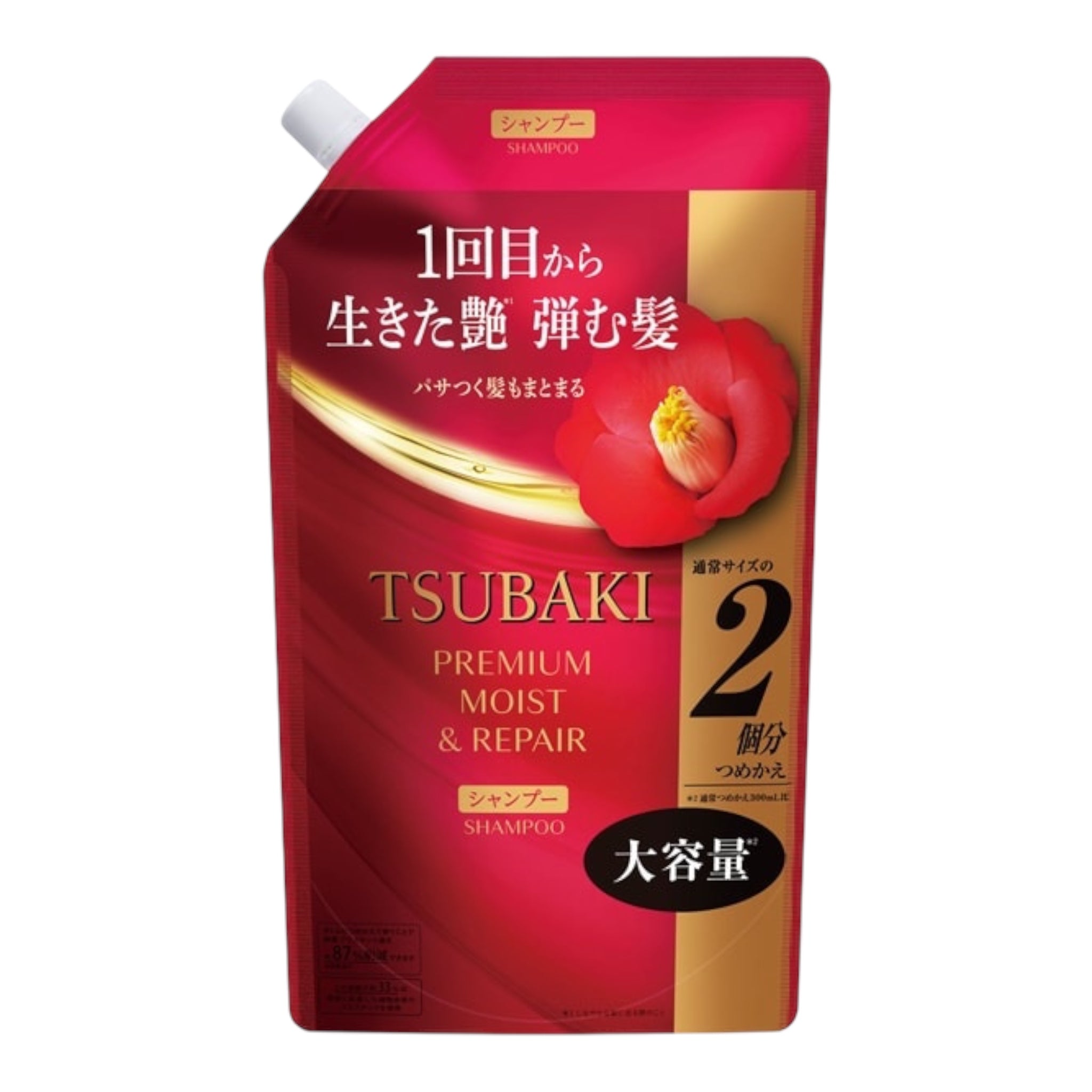 椿 PREMIUM 保濕修護洗髮精 補充包 600ml