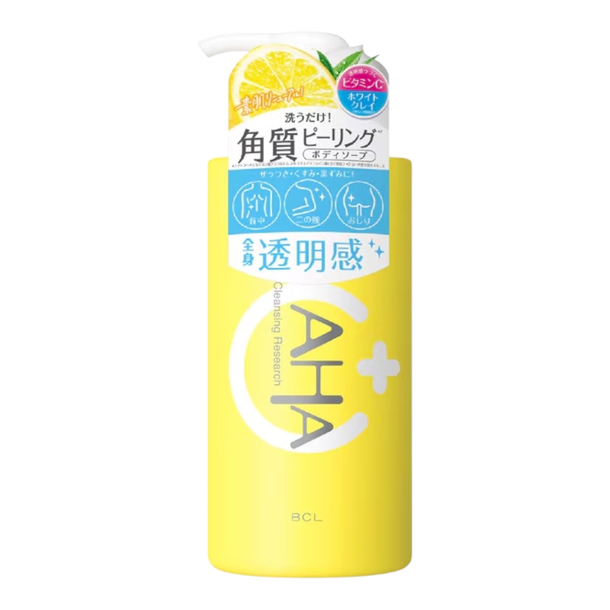 BCL AHA 클렌징리서치 바디 필 소프 C 480ml