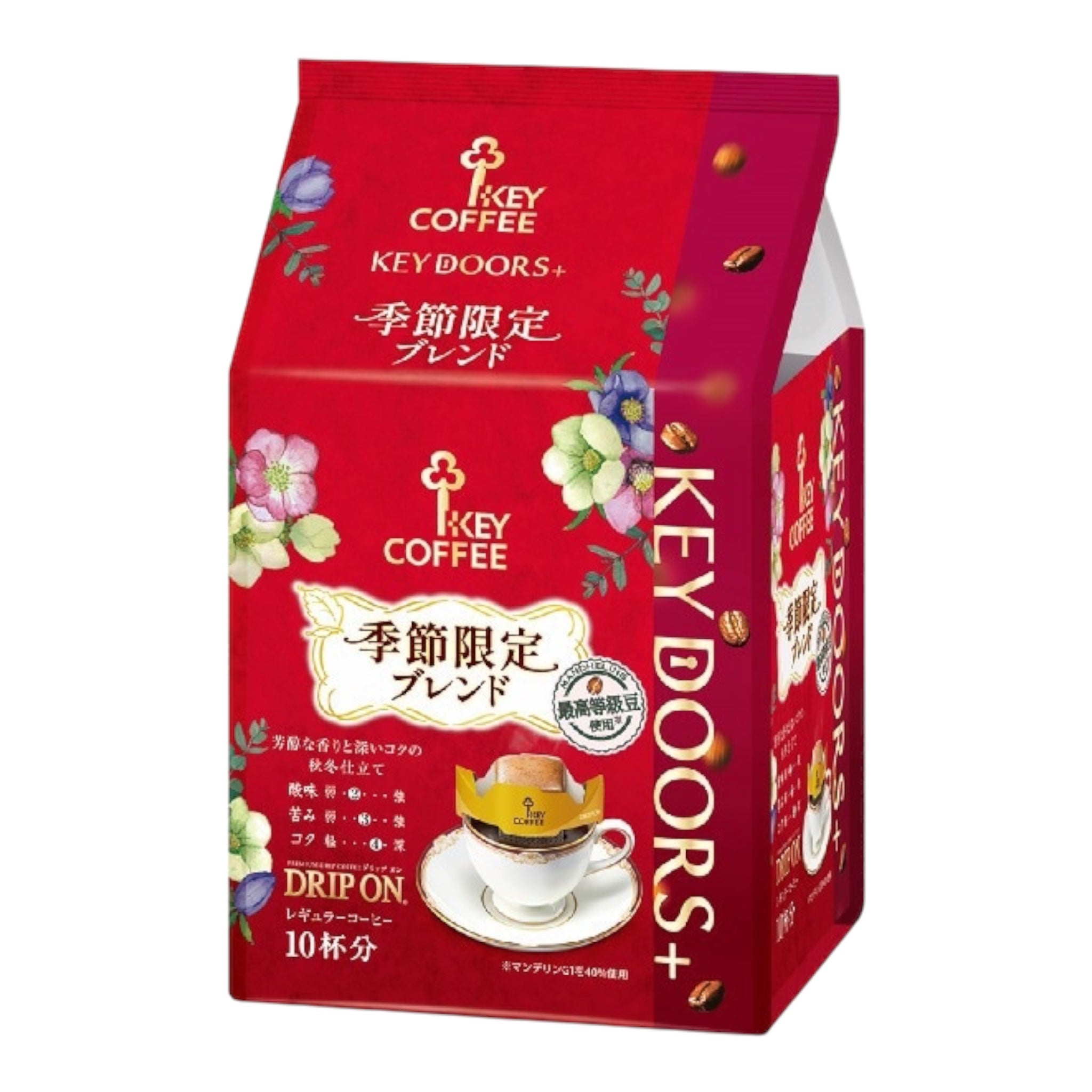 키 커피 KEY DOORS+ 드립 온 계절 한정 블렌드 10개입
