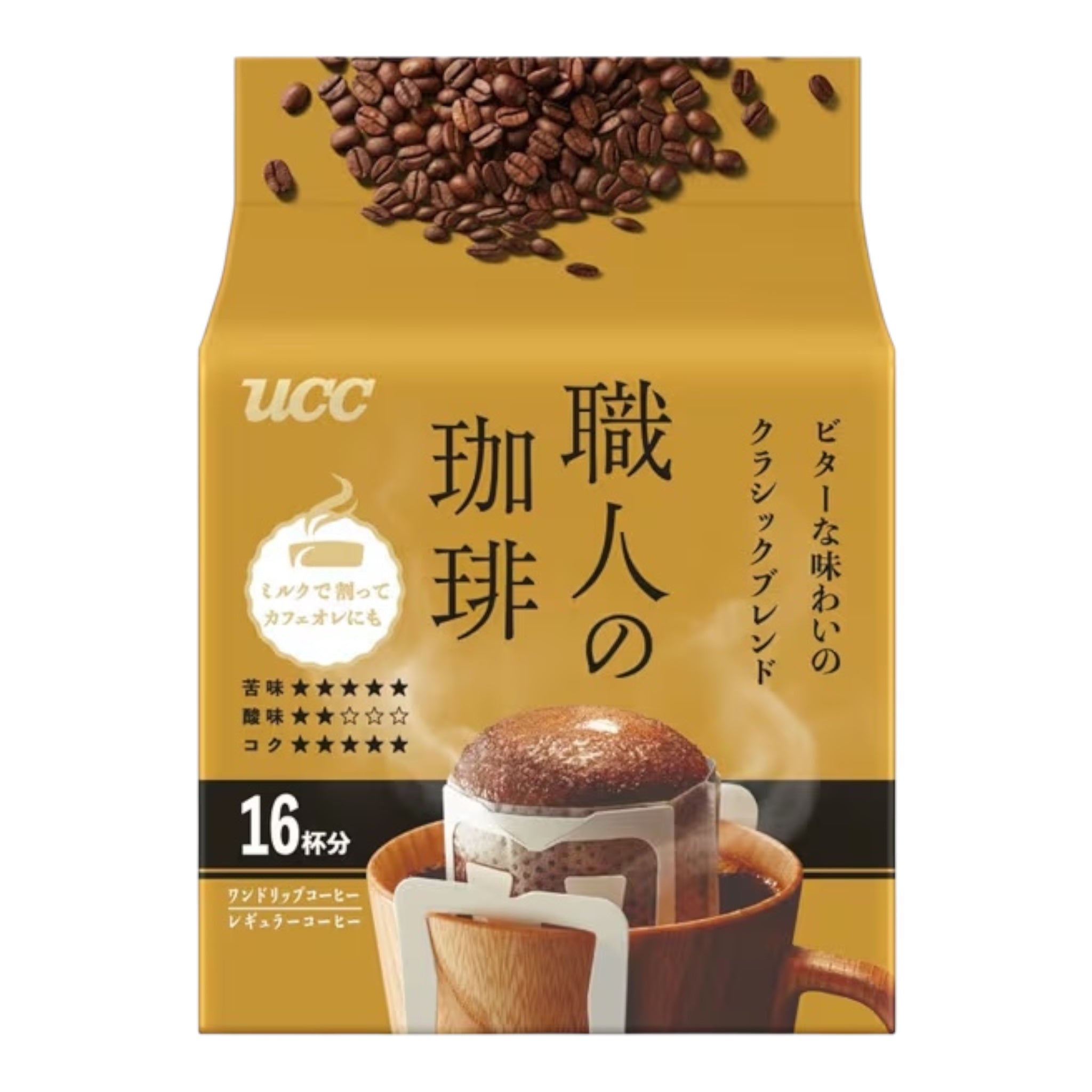 UCC 장인의 커피 원드립 클래식 블렌드 비터한 맛 16개입
