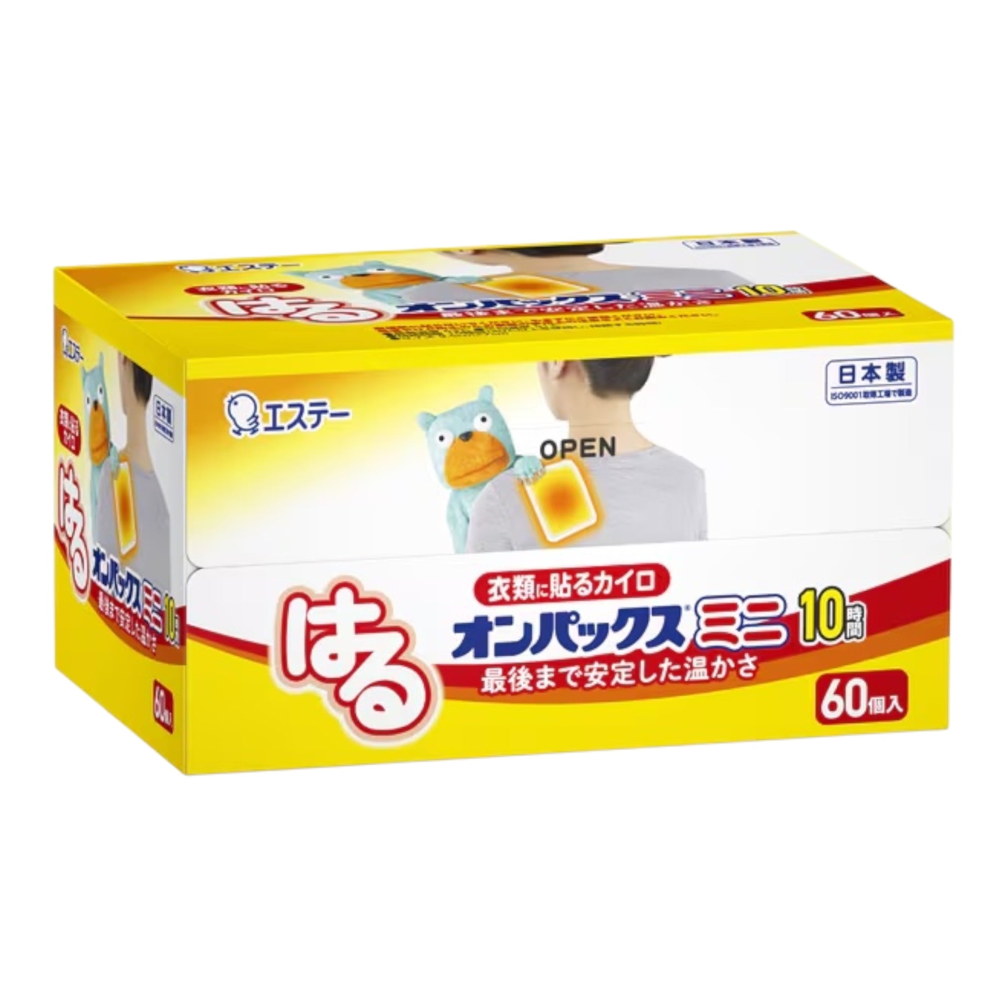 에스테 온팩스 붙이는 핫팩 미니사이즈 10시간 지속 60개입