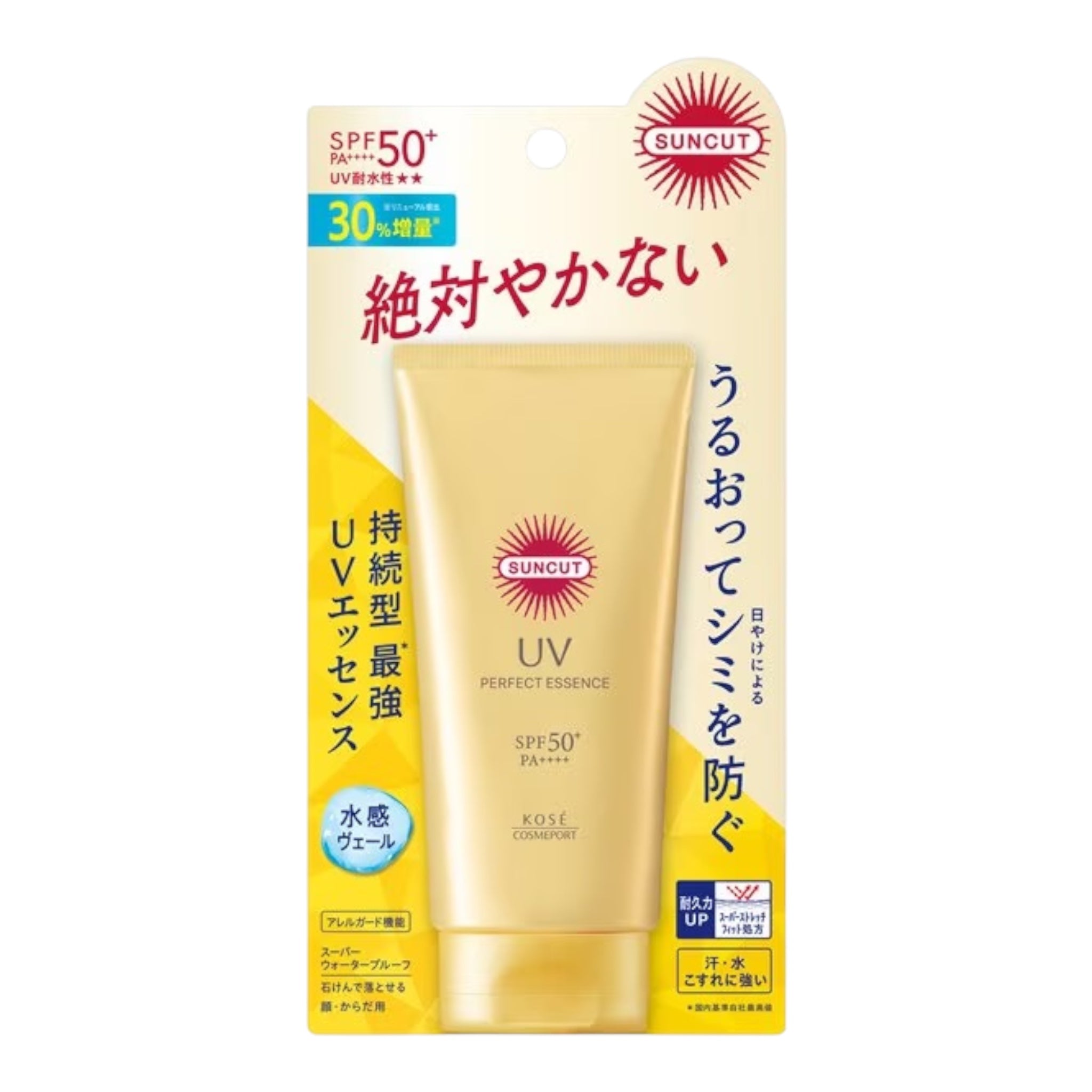 코세 썬컷 퍼펙트 UV 에센스 SPF50+ PA++++ 80g
