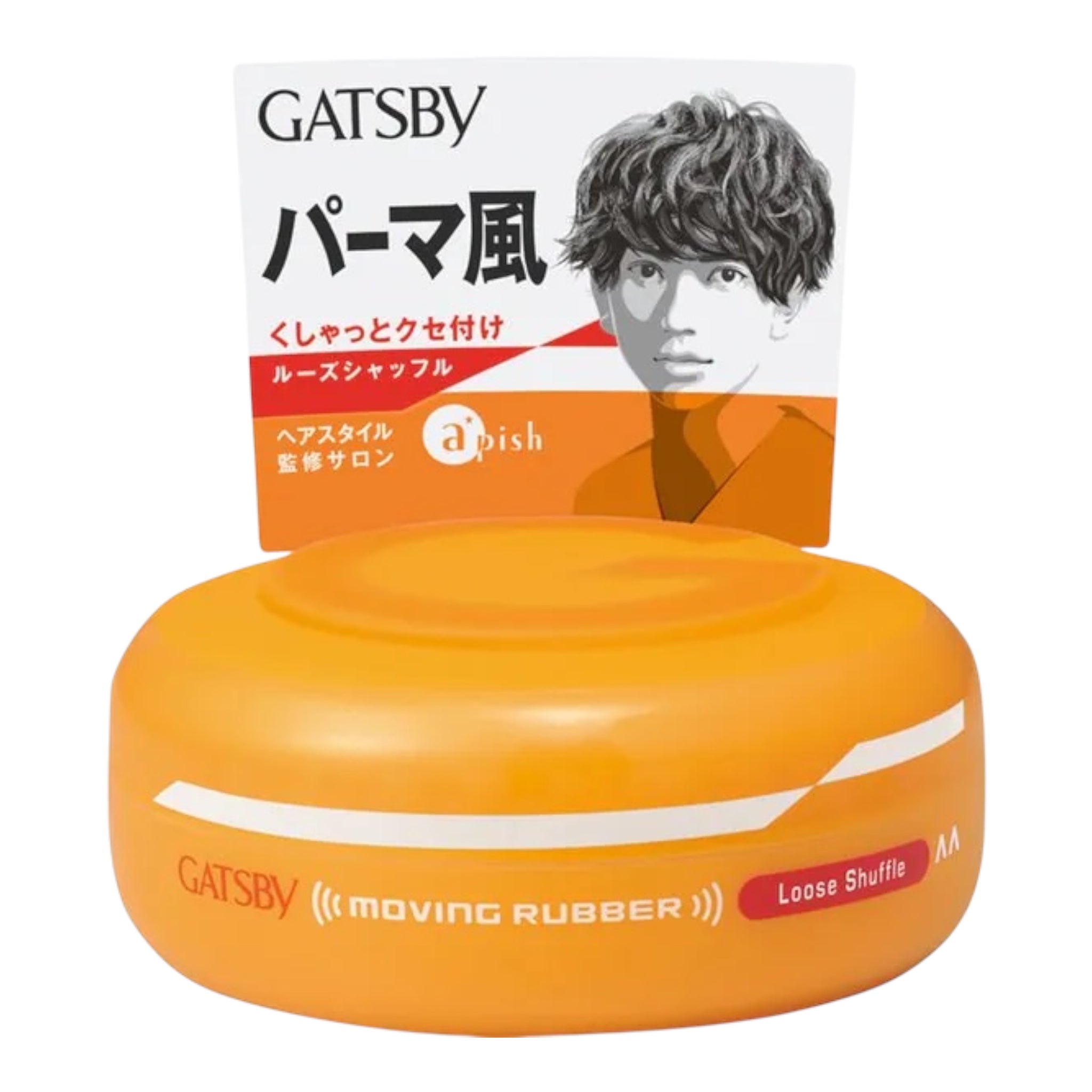 갸스비 GATSBY 무빙러버 루즈 셔플 헤어왁스 80g