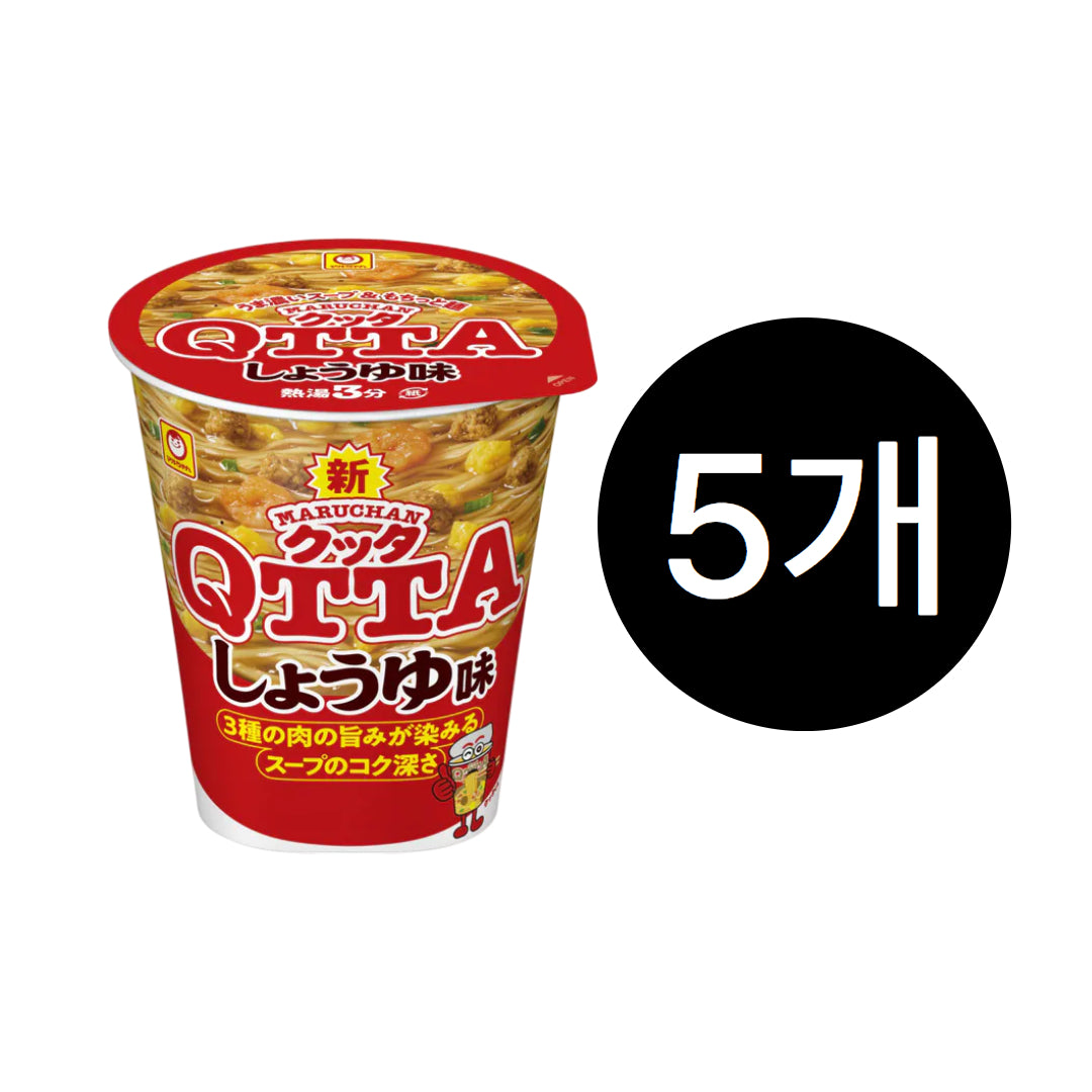마루짱 QTTA 간장맛 컵라면 74g 5개