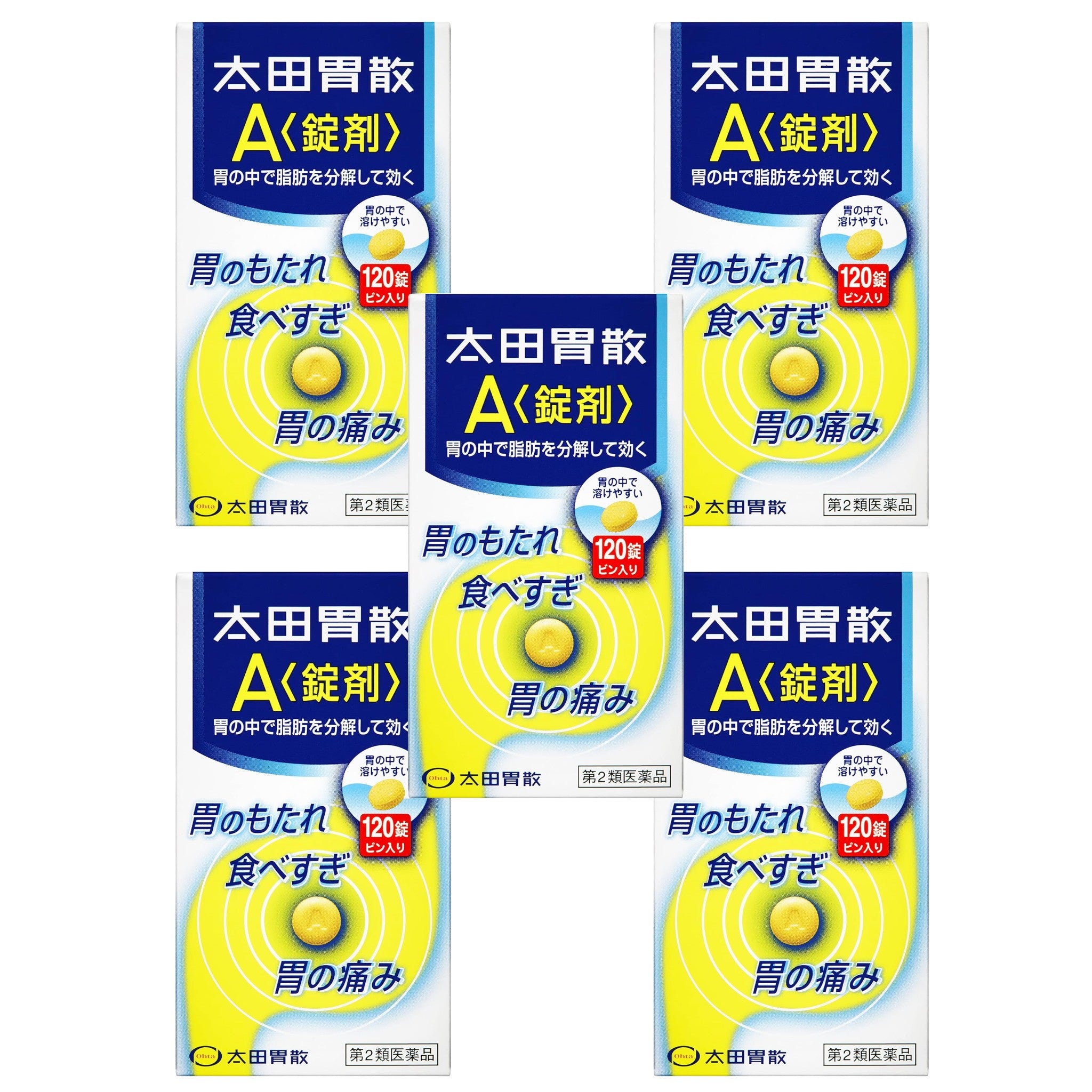 오타이산 A 정제 120정 5개 세트