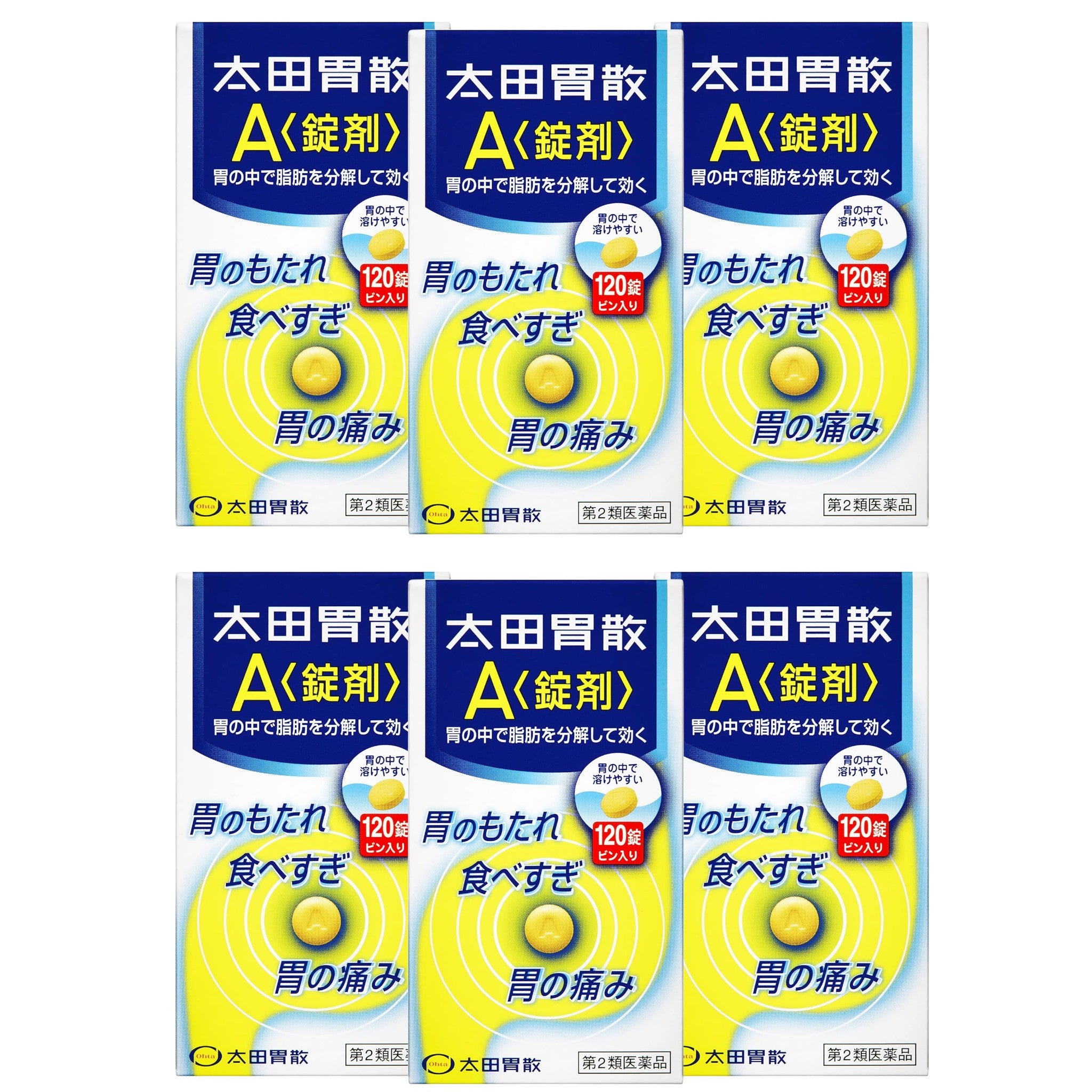 오타이산 A 정제 120정 6개 세트