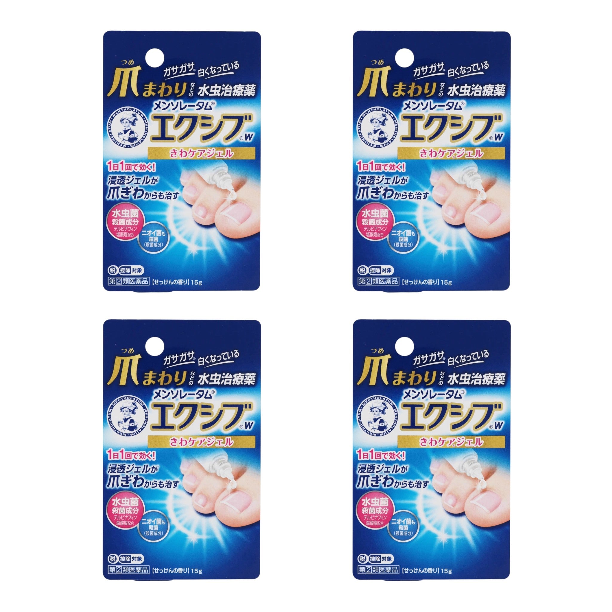 로토제약 멘소래담 엑시브 W 키와케어 젤 15g 4팩