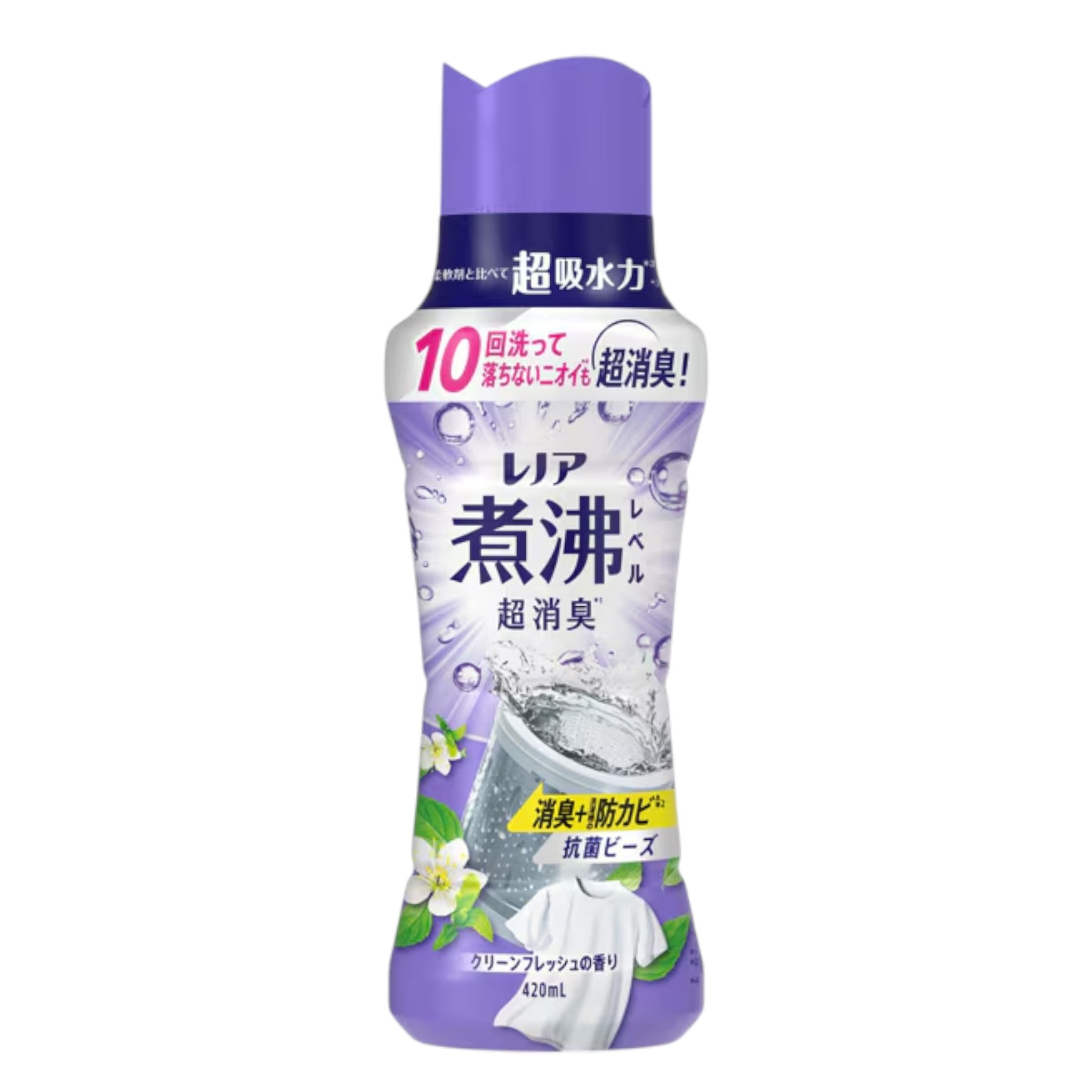 레노아 초소취 항균비즈 클린 프레시 420ml