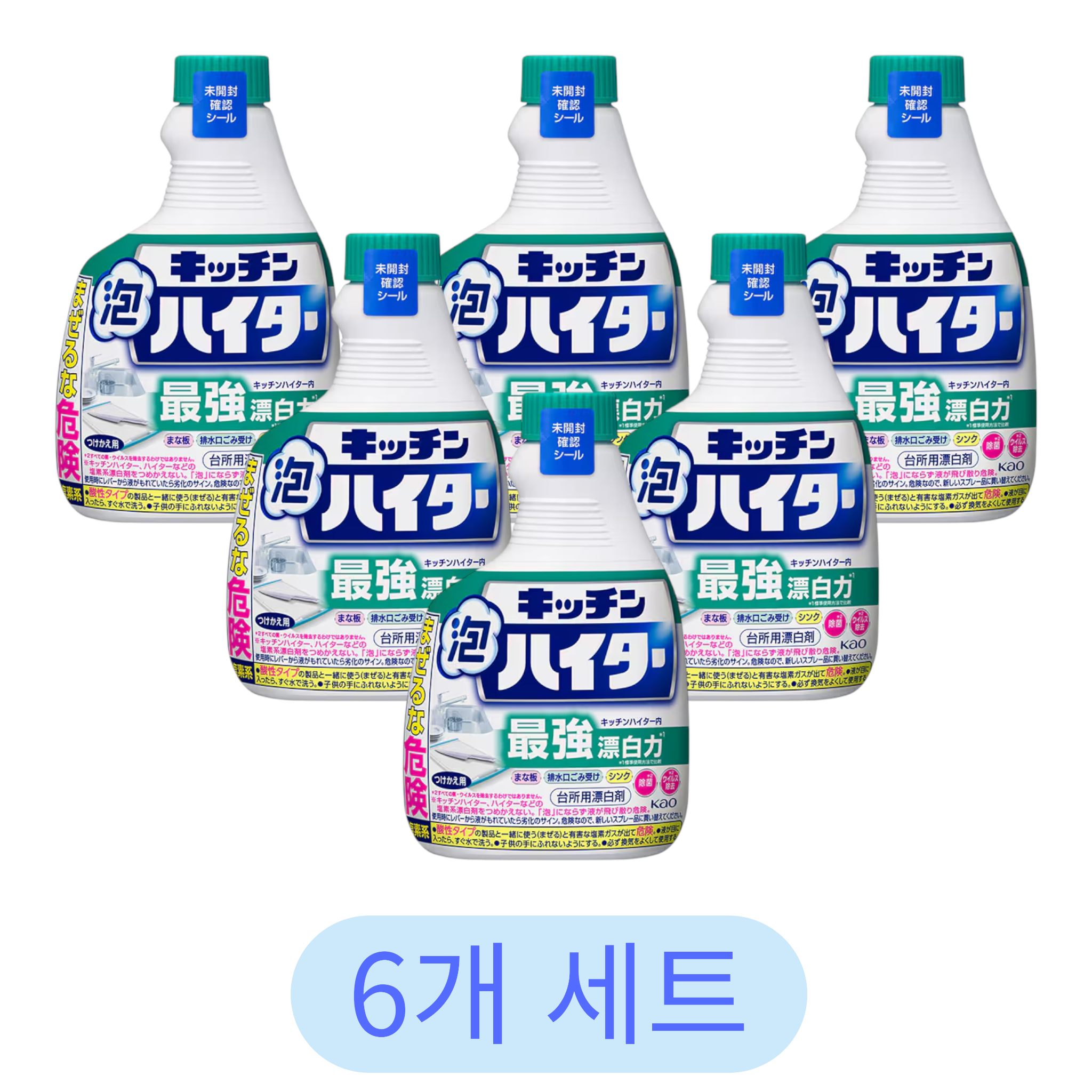 하이타 주방용 거품 세정제 리필 400ml (6세트)