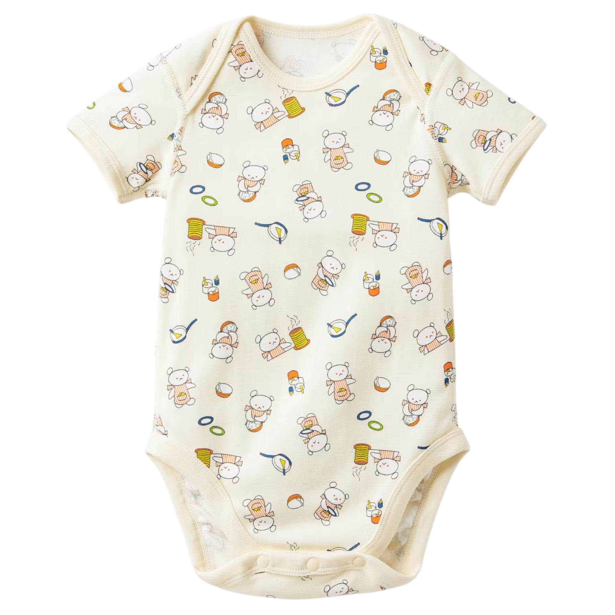 UNIQLO 嬰兒繪本系列 連身衣 白熊的鬆餅 70~90cm