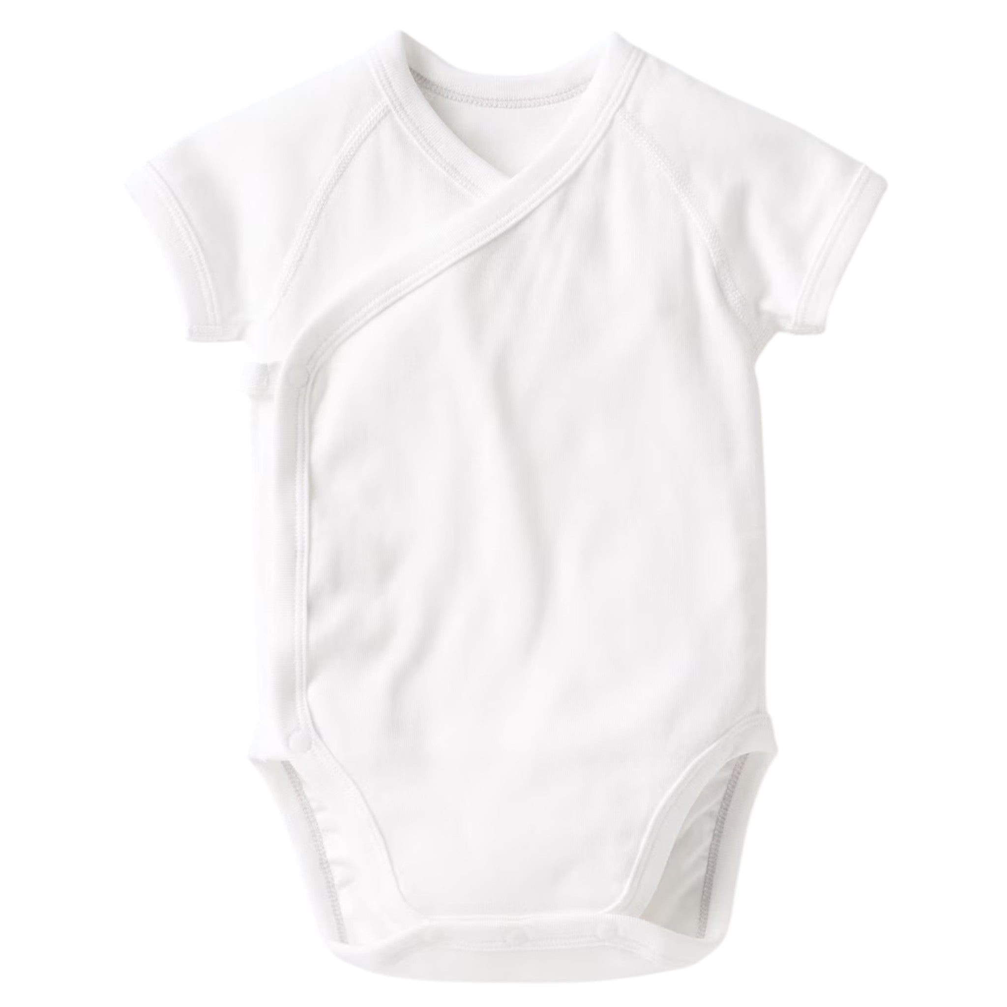 유니클로 베이비 바디수트 앞여밈 화이트 60~70cm