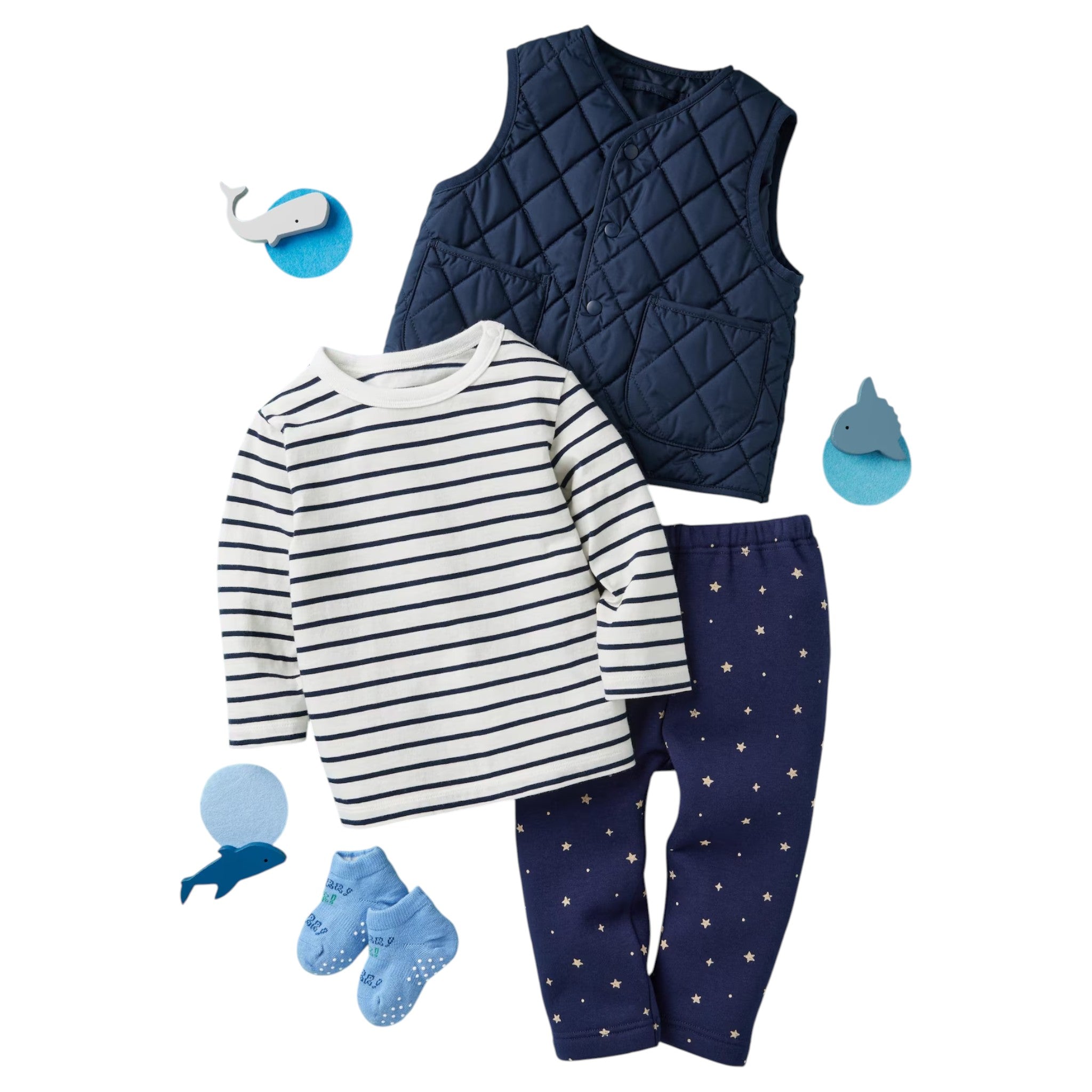 優衣庫嬰兒蓬鬆科技可水洗背心 80~110cm