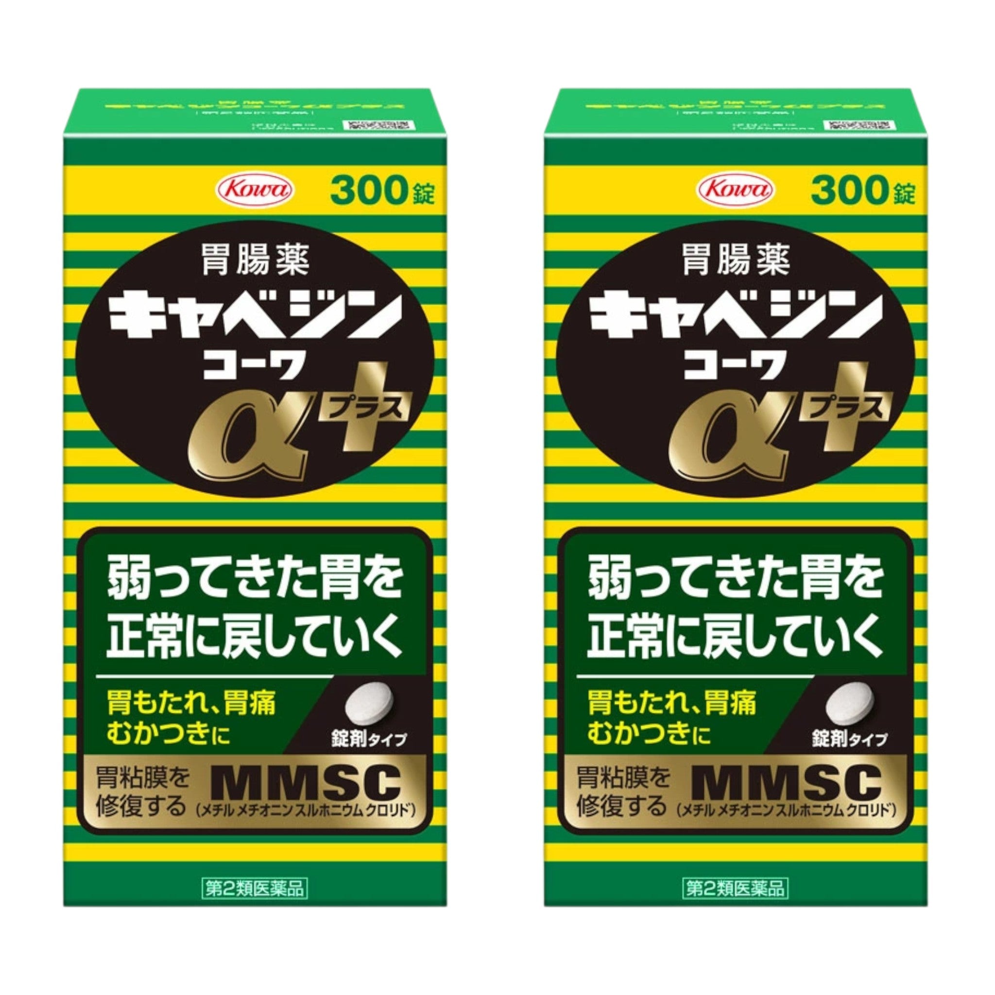 카베진 코와 알파 플러스 300정 x 2개 세트